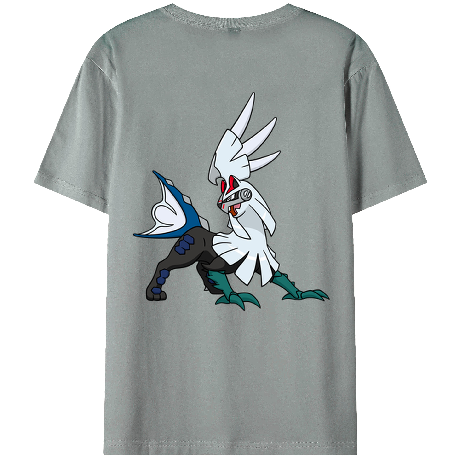 （画像用） ポケットモンスター Pokémon 綿100％ メンズ半袖Tシャツ（バックプリント） 通気性